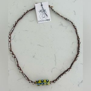 NWT! JONAS & MUSE HANDMADE STONE NECKLACE.